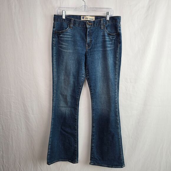 Gap Stretch Boot Jeans Women's 8 Blue Medium Wash - Picture 1 of 16